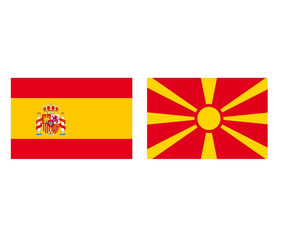 Pronostico España vs Macedonia del Norte clasificación mundial 2023