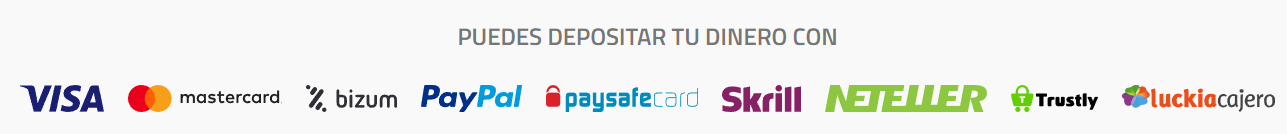 Depósitos y retiradas: métodos de pagos