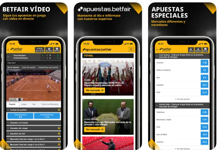 Betfair app