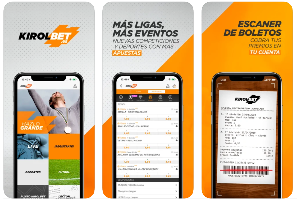 Kirolbet app