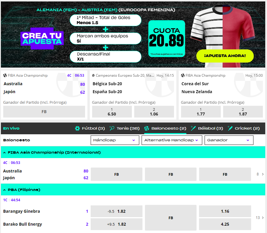 Codigo promocional Versus