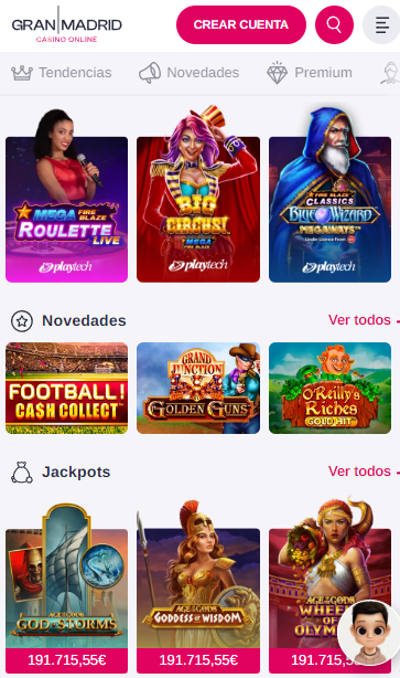 casino gran madrid app