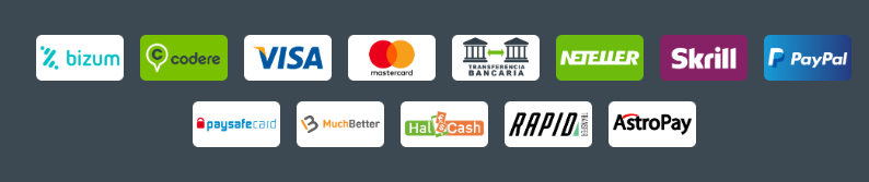 codere metodos de pago