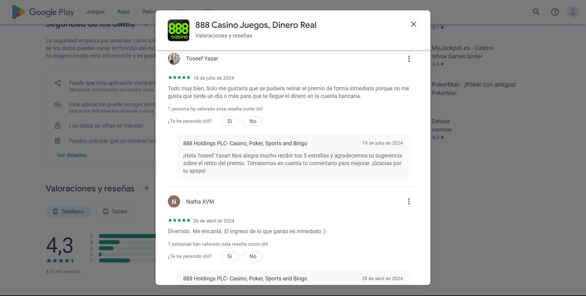 opiniones 888 casino