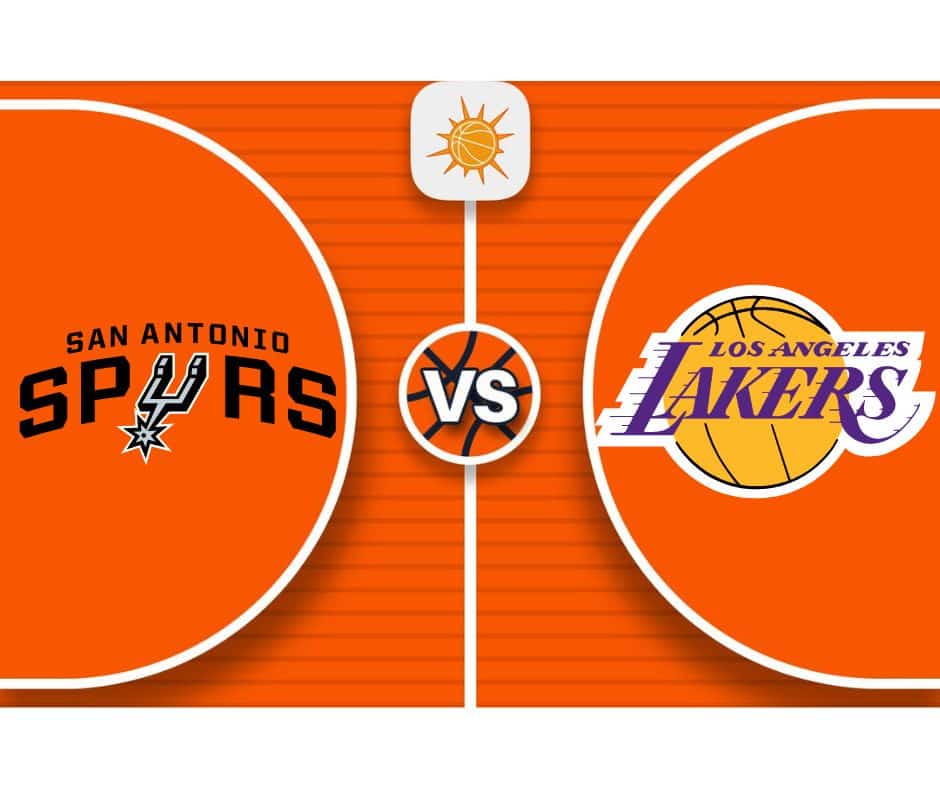 Pronóstico San Antonio Spurs vs Los Angeles Lakers NBA