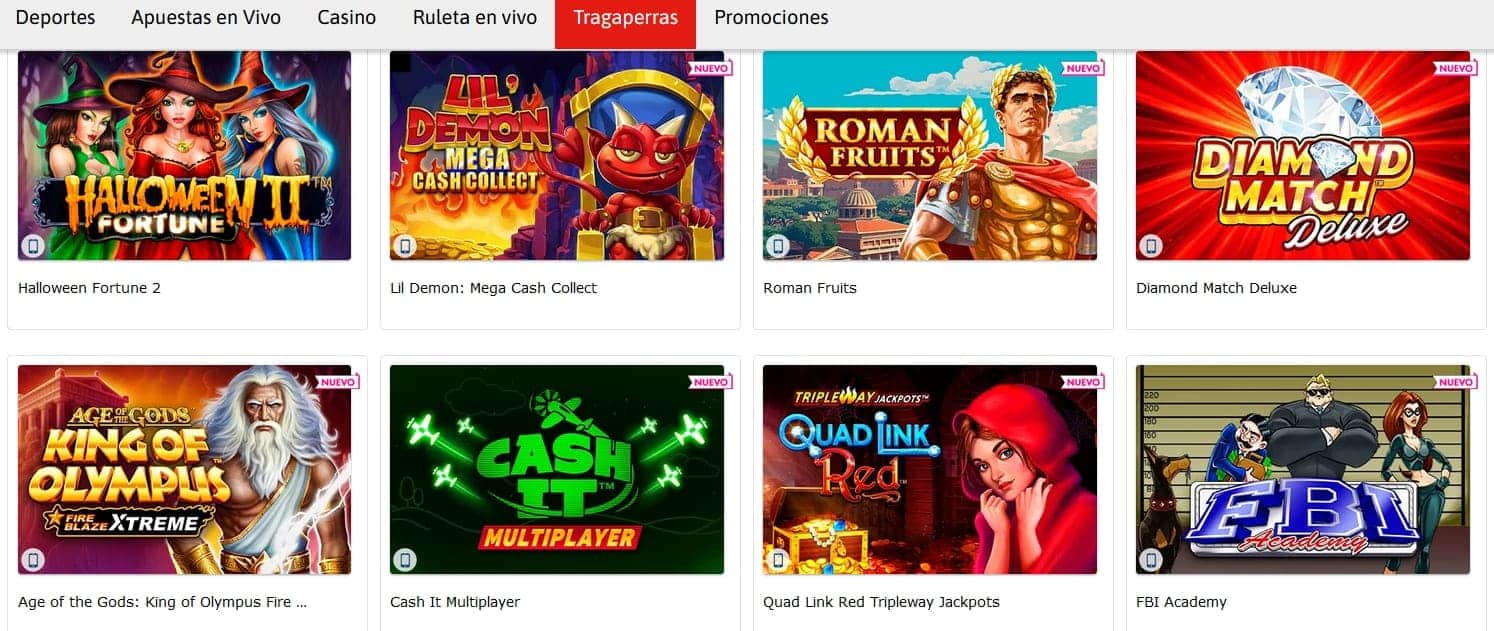 marca apuestas casino tragamonedas