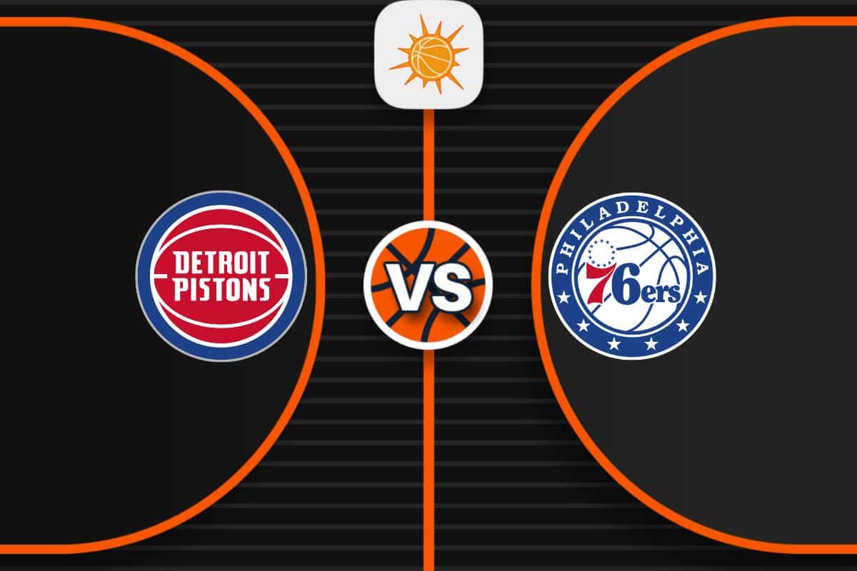 Pronóstico Detroit Pistons vs Philadelphia 76ers