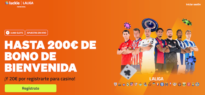 Comprobar apuestas en Luckia