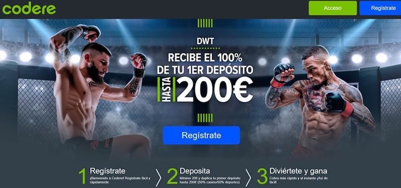 Codigo promocional codere