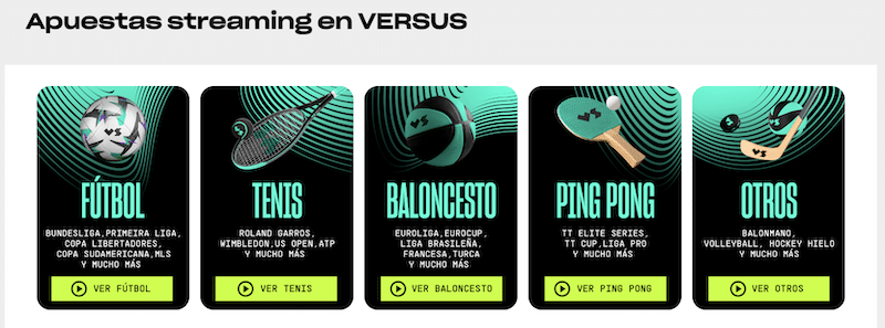 Apuestas esports versus