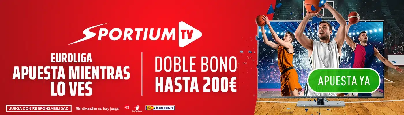 Bono Sportium baloncesto Euroliga pronosticos y cuotas de Euroleague Solobasket